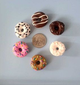 Handmade Clay Donut Magents🍩
