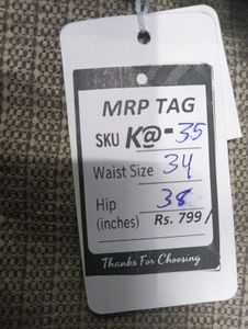 K@35 Size-34 (Sale) Latest Ladies high waist Jeans