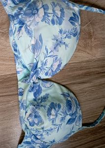 Padded Halter Neck &amp; Tie-back Bra.