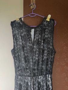 Black Lace Maxi Dress