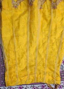 New Yellow And Pink Lehenga