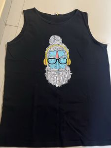Sleeveless Graphic T-shirts Combo For Men