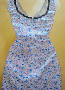 Printed Cotton Dress For Women