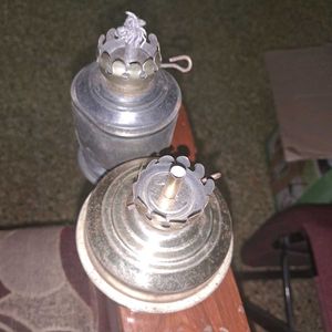 Vintage, unused Oil Lamps (Set of 2)