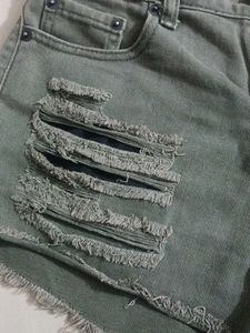 Forever 21 Olive Green Hot Pants