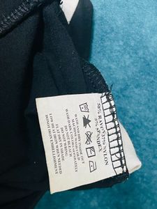 Black Trouser With White Stripes