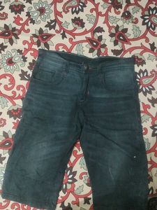 Men's Denim Bermuda Shorts