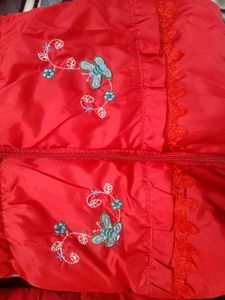 Red Puffer Jacket