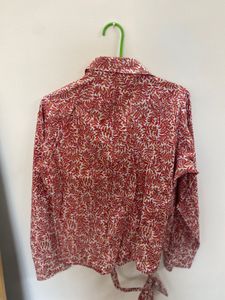 Printed Fabindia Wrap Around Top