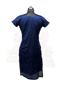 Elegant Blue Embroidered Kurta