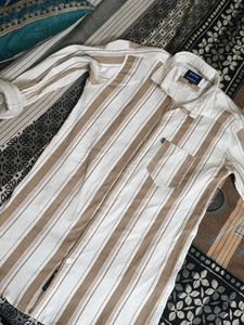 Striped Button-Down Shirt