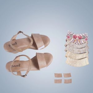 Wedges With Multi-stylin Straps