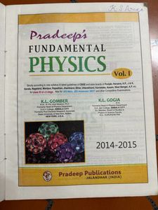 Pradeep’s Fundamental Physics VOL 1 &amp; 2 - class XI