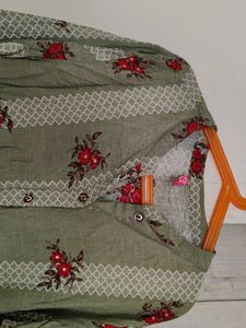 Floral Print Kurta