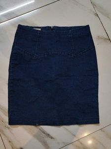 Denim Mini Skirt