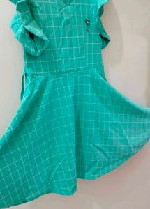 Green Checkered Dress