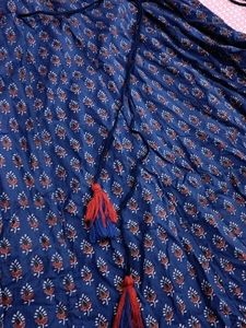 Elegant Blue Printed Kurta