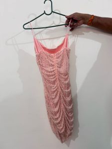 Pink Bodycon Mini Dress