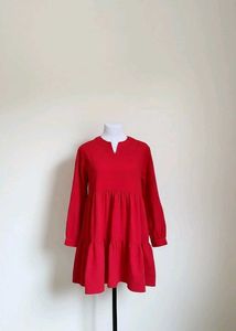 Red Midi dress