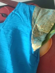 Sky Blue Blouse Nd Gagra