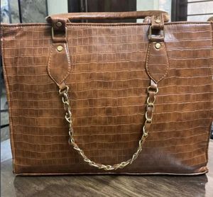 Textured Office Bag