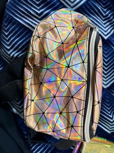 Holographic Mini Backpack