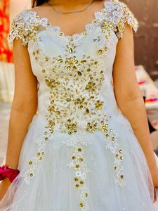 White Barbie Ball Gown