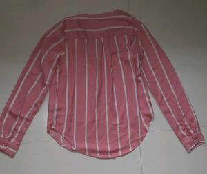Casual Regular Sleeves Striped Top