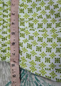 GREEN &amp; WHITE KURTA SET