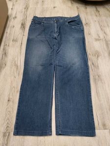 Ma2142 Black dot baggy jeans waist 36 inches