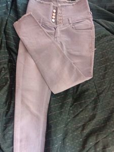 This Is Grey Jeans With Good Quality