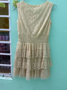 Lace Overlay Dress