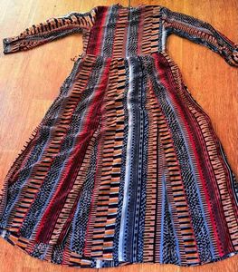 Striped Multicolor Maxi Dress