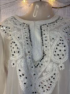 Mirror Chickan Kari Kurta With Inner