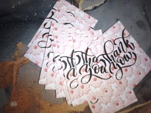 Small Thank You Card 10 Piece