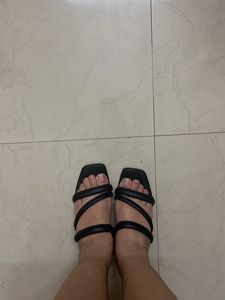 Black Block Heels