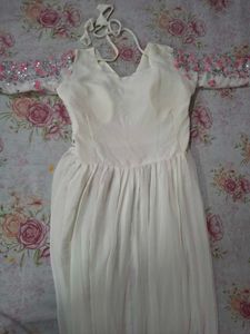 White Anarkali Suit Set With Dupatta