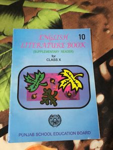 Class 10th Pseb English Literature Book