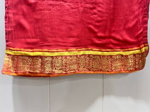 BIBA Red &amp; Gold Kurta.