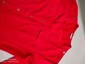 Red Formal Top