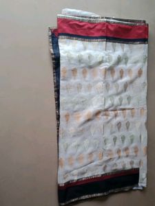Lovely off White Saree