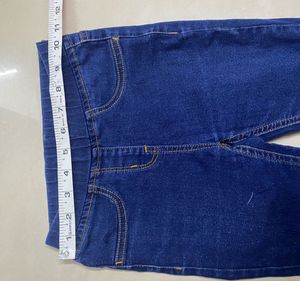 Kids Blue Jeans Slim Fitted(7 To 8)festive Offer