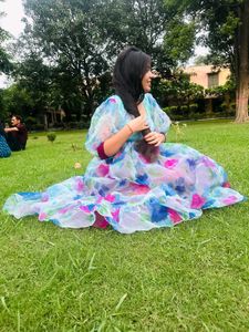 Floral Print Dress//Korean Maxi 3