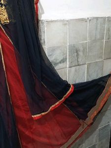 Anarkali With Net Dupatta