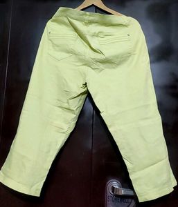 Light Lime Green Capri For 32 Waist