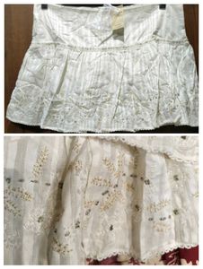 Abercrombie &amp; Fitch_Pleated Vintage Mini Skirt