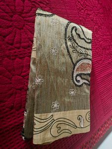 Embroidery Jute Saree