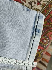 MORCAL Men’s Light Blue Washed Jeans – Size 32 –