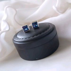 Pure Silver Blue Zircon