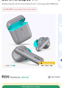 Boat Airdopes - Wireless Earbuds